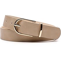 ベルト ADERERROR Deky belt Beige Earnda Women's Faux Leather Chic Belt for Ladies Jeans Beige